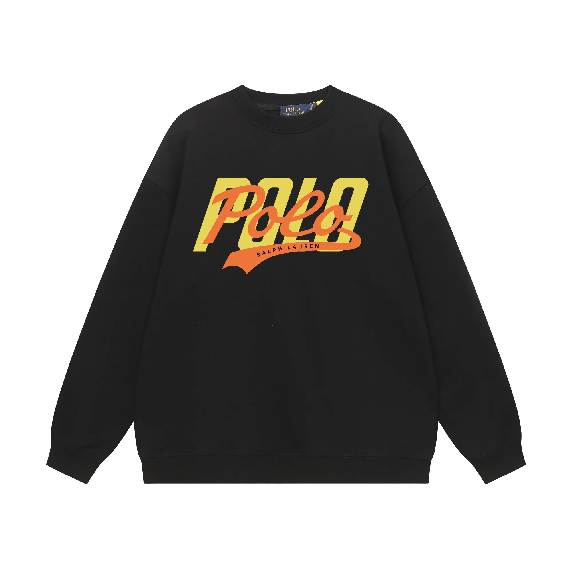 P200 Long-term stock] RalphLauren/Ralph Lauren 2025 autumn and winter new bear letter print 420g heavy large terry sweatshirt Ralph Lauren's age-reducing item, the coat fabric is made of 85% cotton ➕15% polyester, which not only retains the softness, comfort and breathability of cotton, but also adds the wear resistance and wrinkle resistance of polyester fiber, making the clothes more durable and easy to care for. Even in slightly cooler weather, you won't feel stuffy when wearing it. This kind of fabric has a natural crisp feel and is not easy to pill or deform. The bear on the chest is printed with English letters. It is full of color, full of three-dimensionality, and lifelike, adding a bit of liveliness and interest to the whole sweatshirt. There is no pressure to dress, regardless of age or gender. Complete accessories! Color: black, white, navy blue, light floral gray Size: M-L-XL-XXL